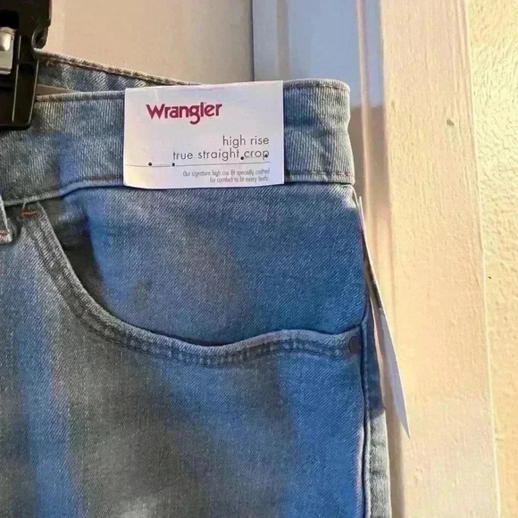 Wranglers Jeans High rise true straight crop Plus size 22W - Picture 5 of 5